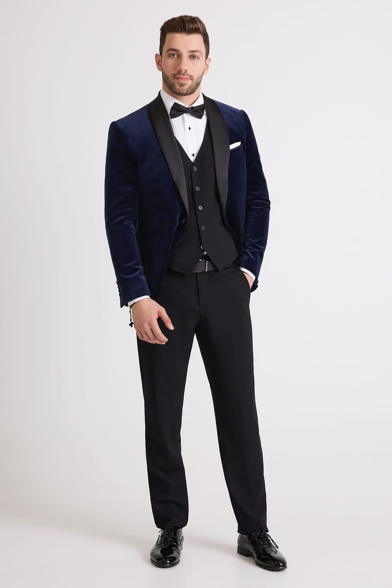 Blue Velvet Tuxedo Suitor Package photo 4