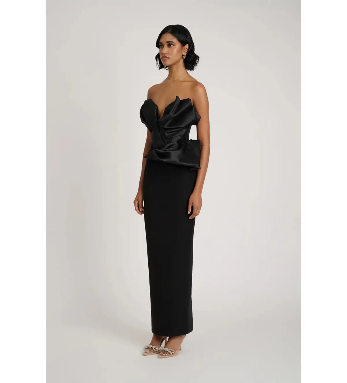 Eliya The Label Auri Gown in Black Size S/AU8 photo 3