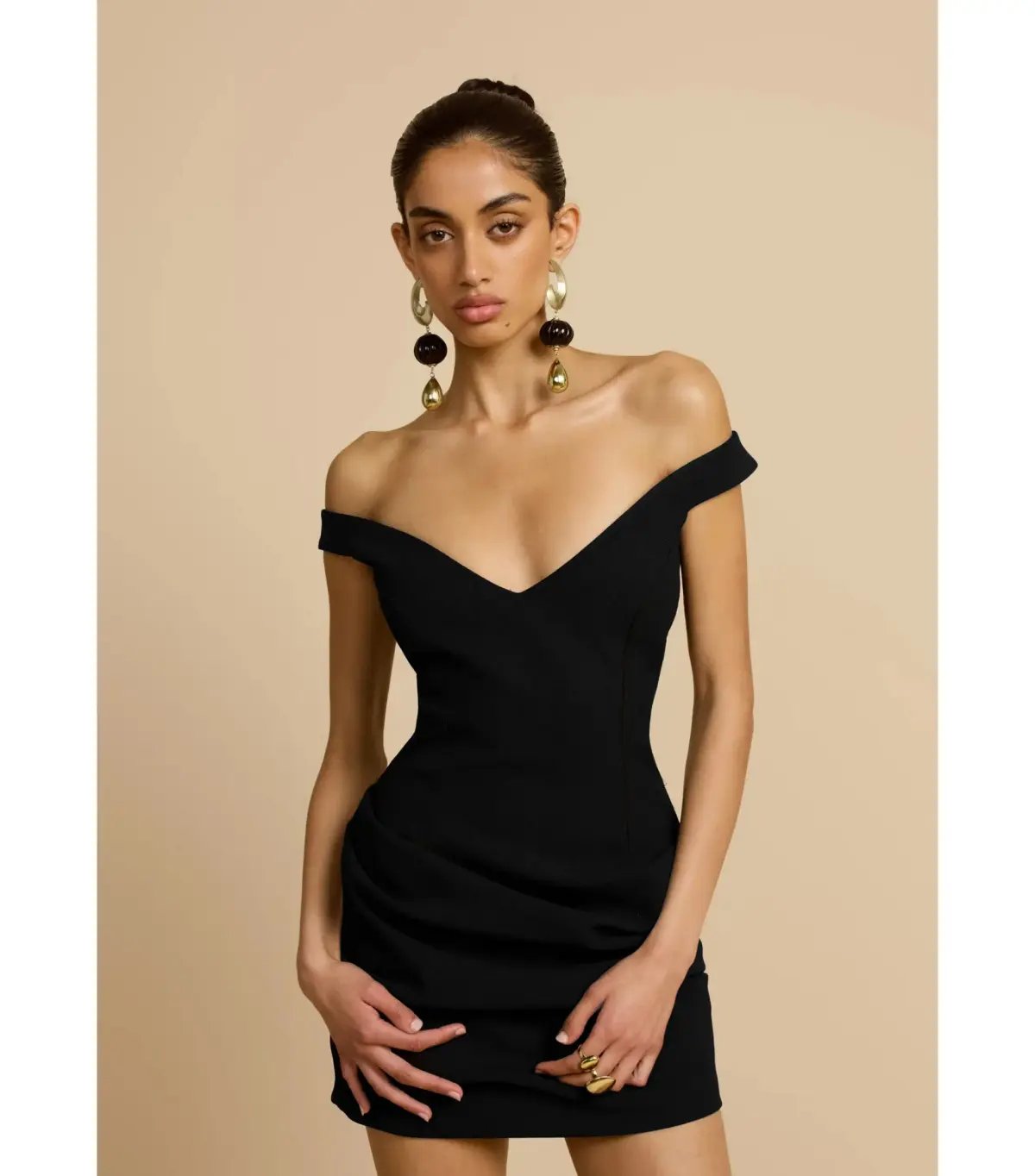 Arcina Ori Avery Mini Dress Black Size Small / AU 8 photo 3