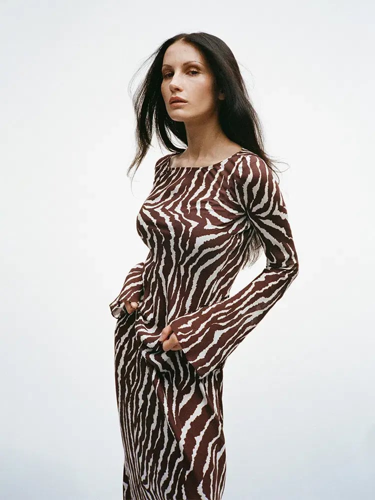 Realisation Par Gia Dress in Animal Print Size 10 photo 2