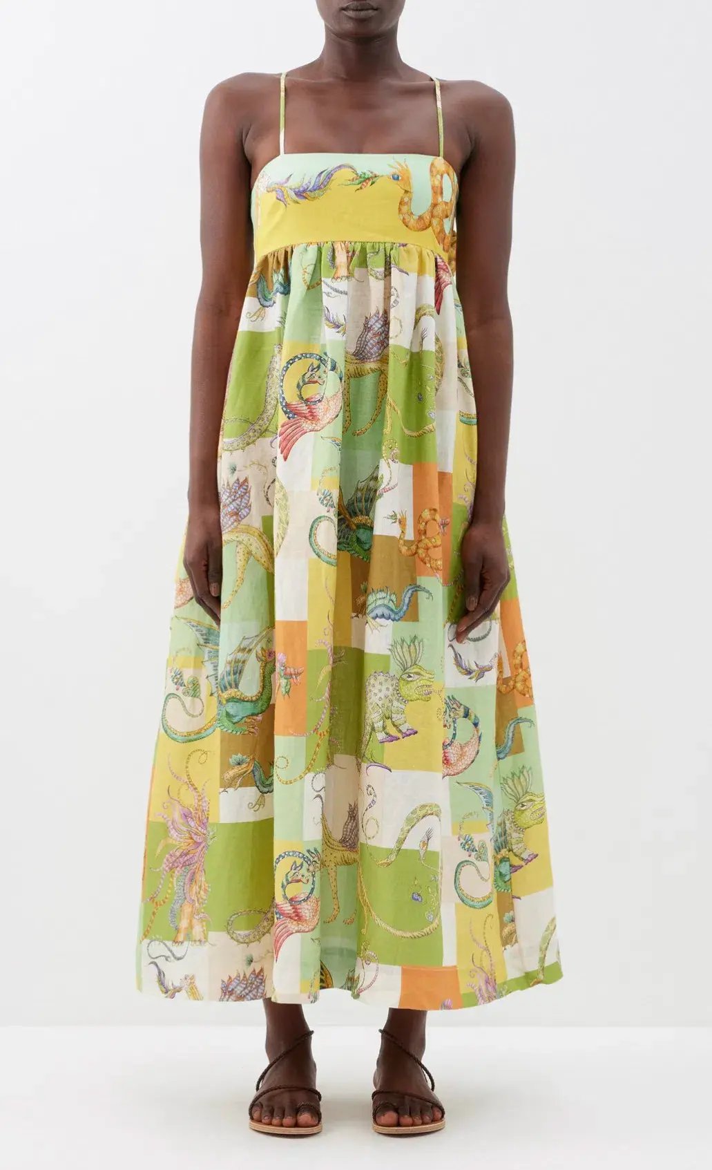 Alemais Jerome Midi Dress Multi Size 8 photo 3