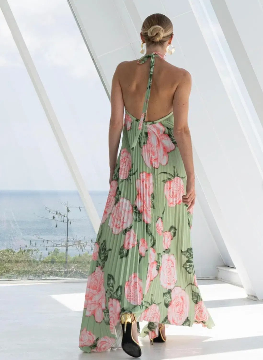 L'Idee Deesse Gown Fleur Rose Size AU 10 photo 2