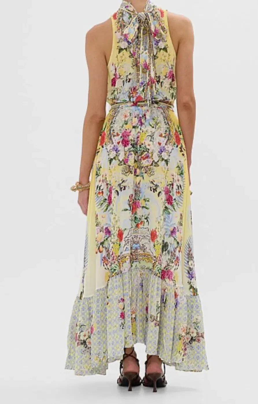 Camilla Necktie Dress With Elasticated Waist Size S/Au 10 photo 2