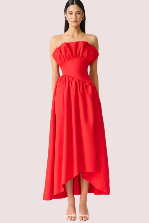 Elliatt Laurel Sleeveless Dress - Red photo 4