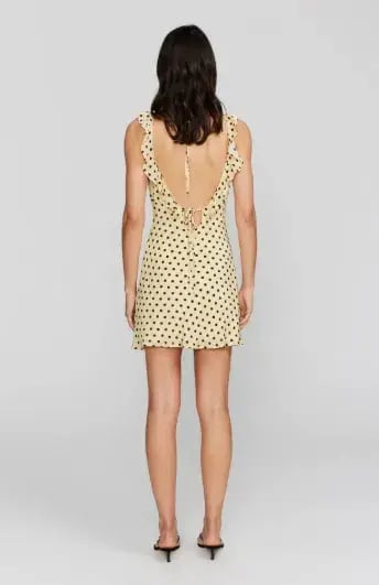 Ownley Candy Mini Dress Butter Spot Size XS/AU 6 photo 2