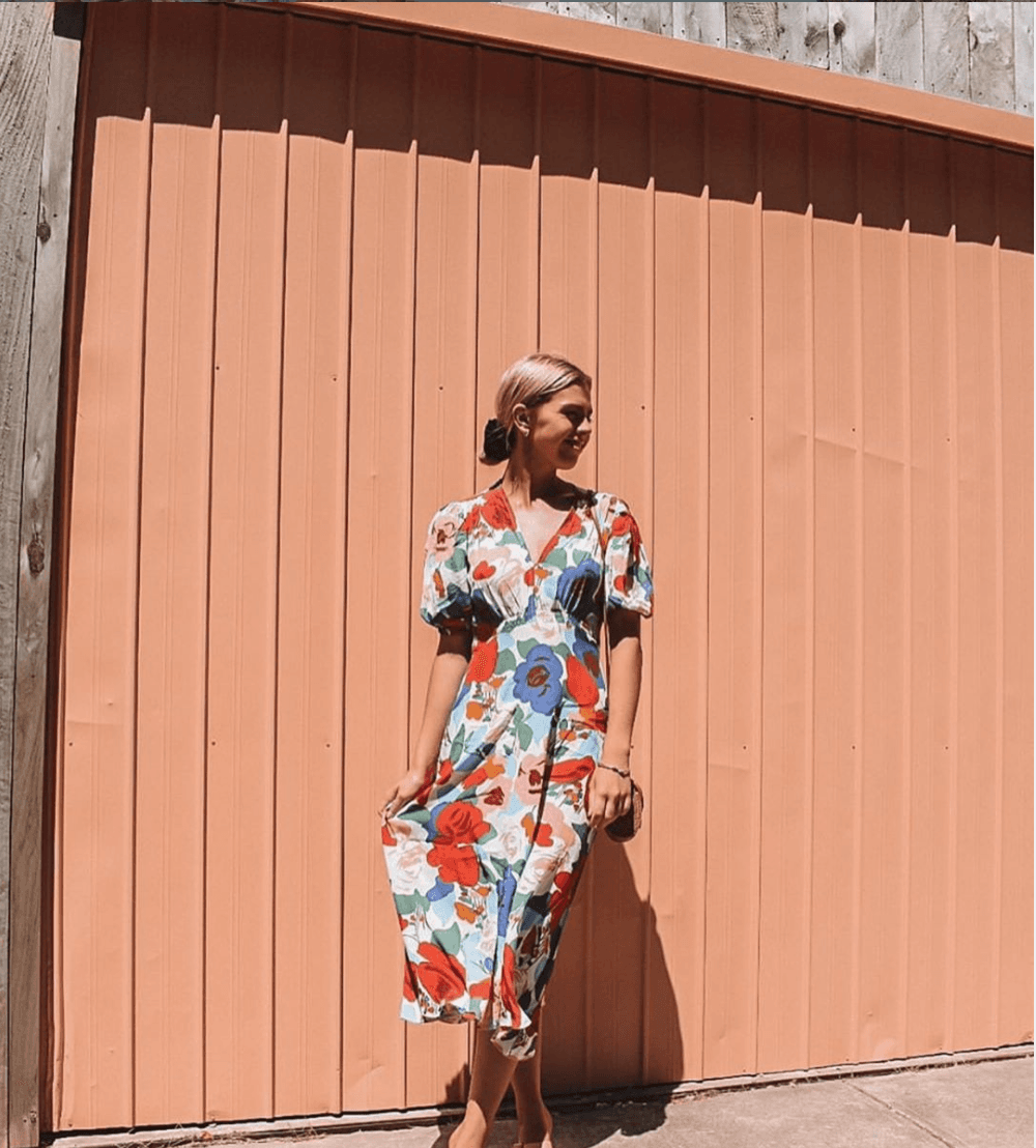 Faithful the Brand The Iris Dress Midi size 8 photo 2