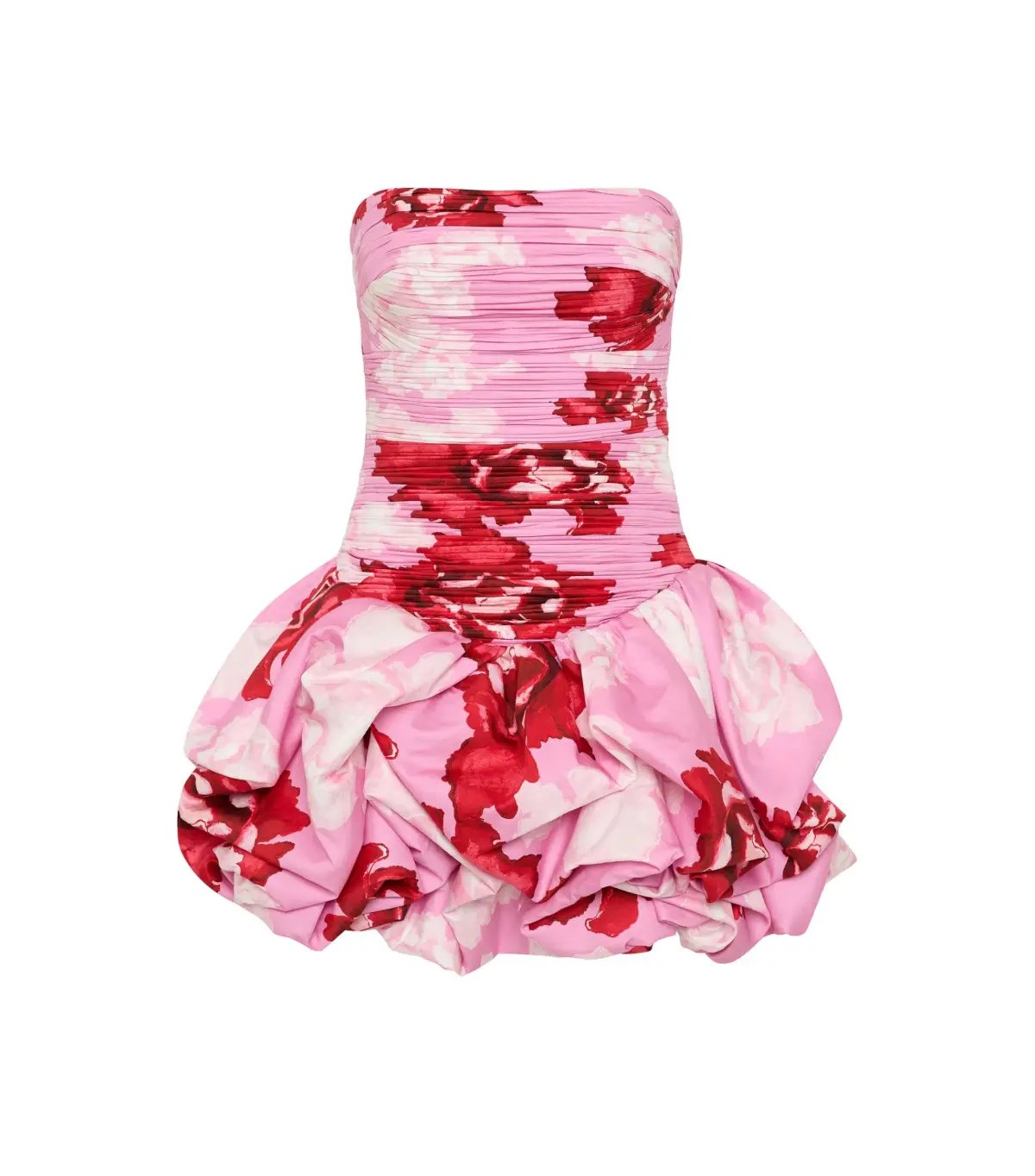Aje Violette Bubble Hem Mini Dress Pink Boldy Blooming Size AU 6 photo 8