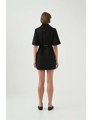 AJE Ana Mini Dress Black Size 8/S photo 7