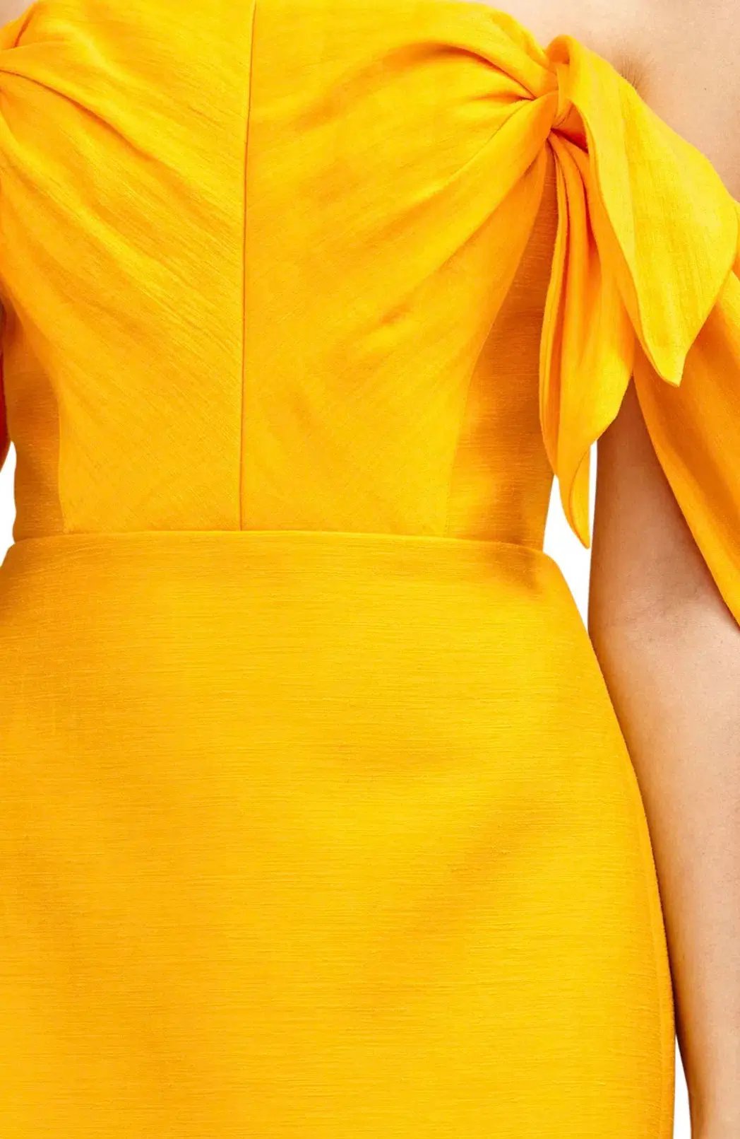Acler Selkin Mini Dress Yellow Size 10 photo 5