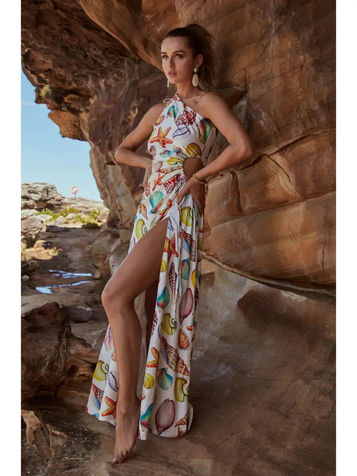 Sonya Moda Nour De La Mer Dress in Print Size AU 14 photo 3