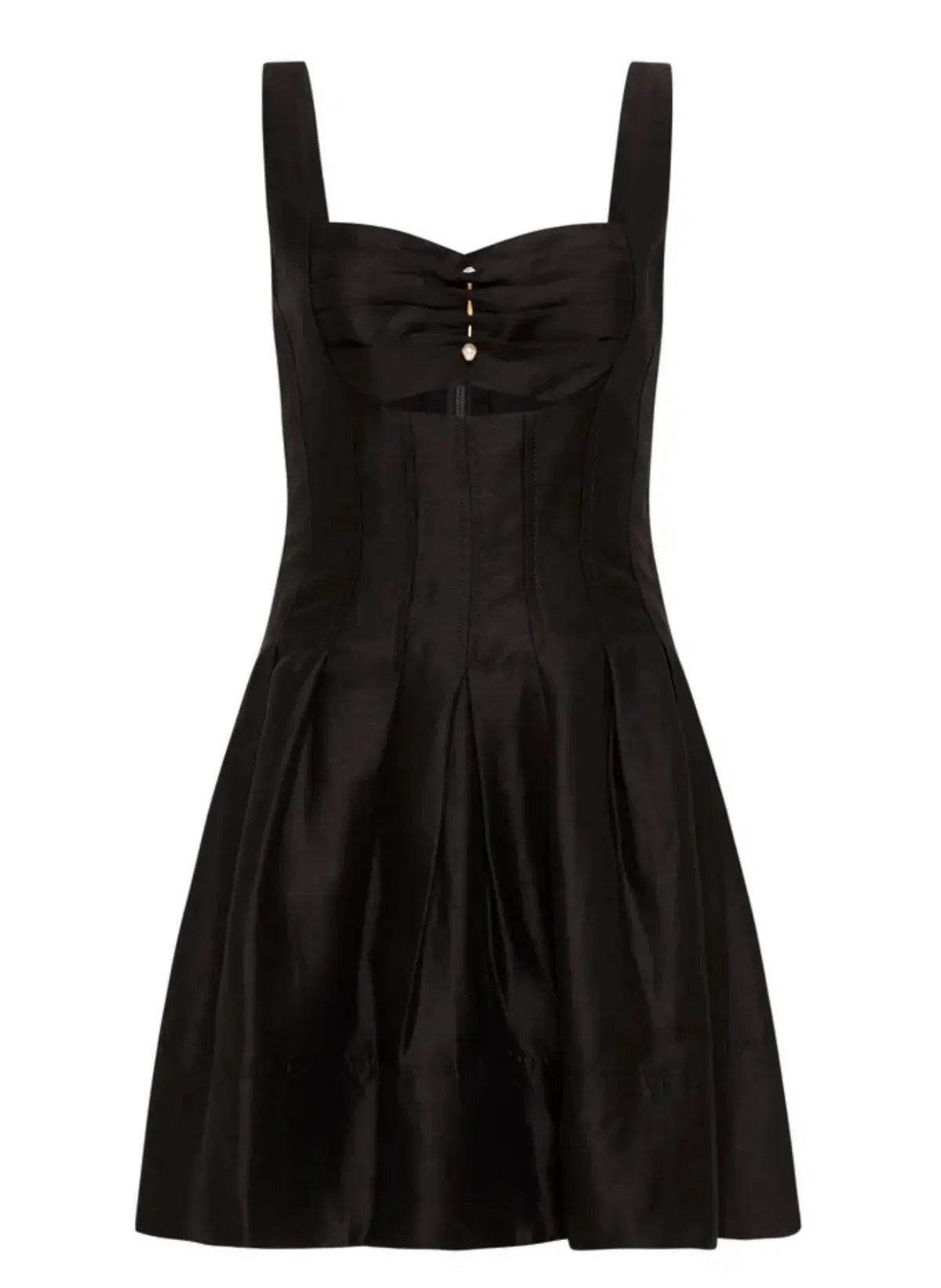 Aje Divinity Pearl Pin Mini Dress Black Size 10 / M photo 5