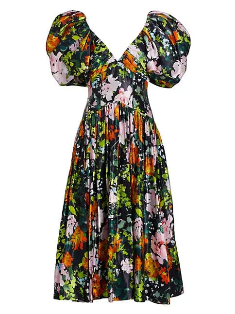 Aje Gabrielle Plunge Midi Dress photo 3