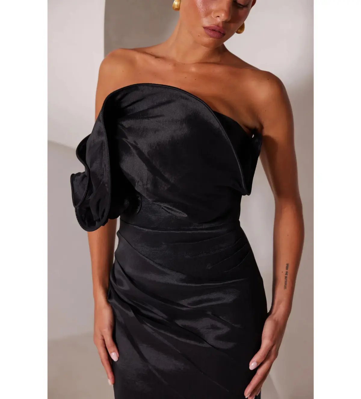 Elle Zeitoune Miles Maxi Dress Black Size 12 photo 3