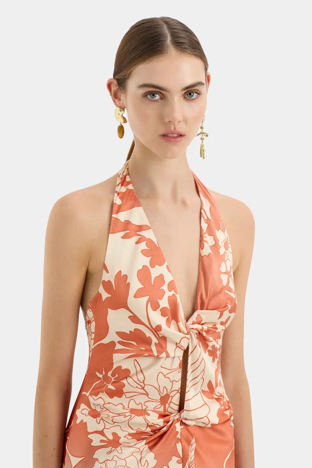 Sir The Label Como Twist Dress Paradiso Print Size 2 / AU 10 photo 2