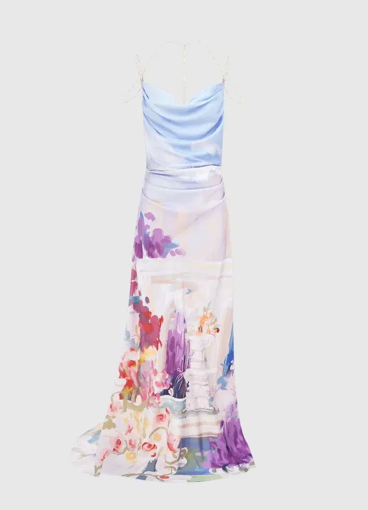 Leo Lin Imogen Gown in Jardin Print Size 10 photo 4