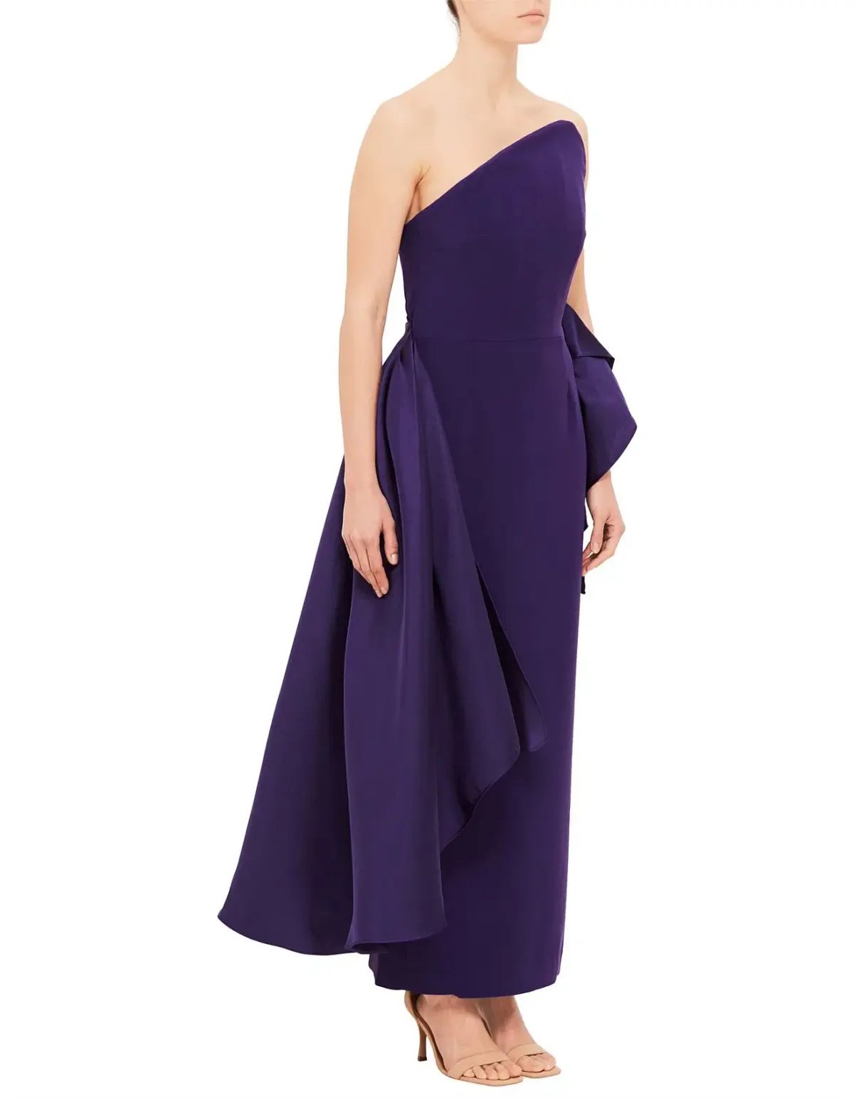 Solace London Nala Midi Dress Purple Size Au 10 photo 4