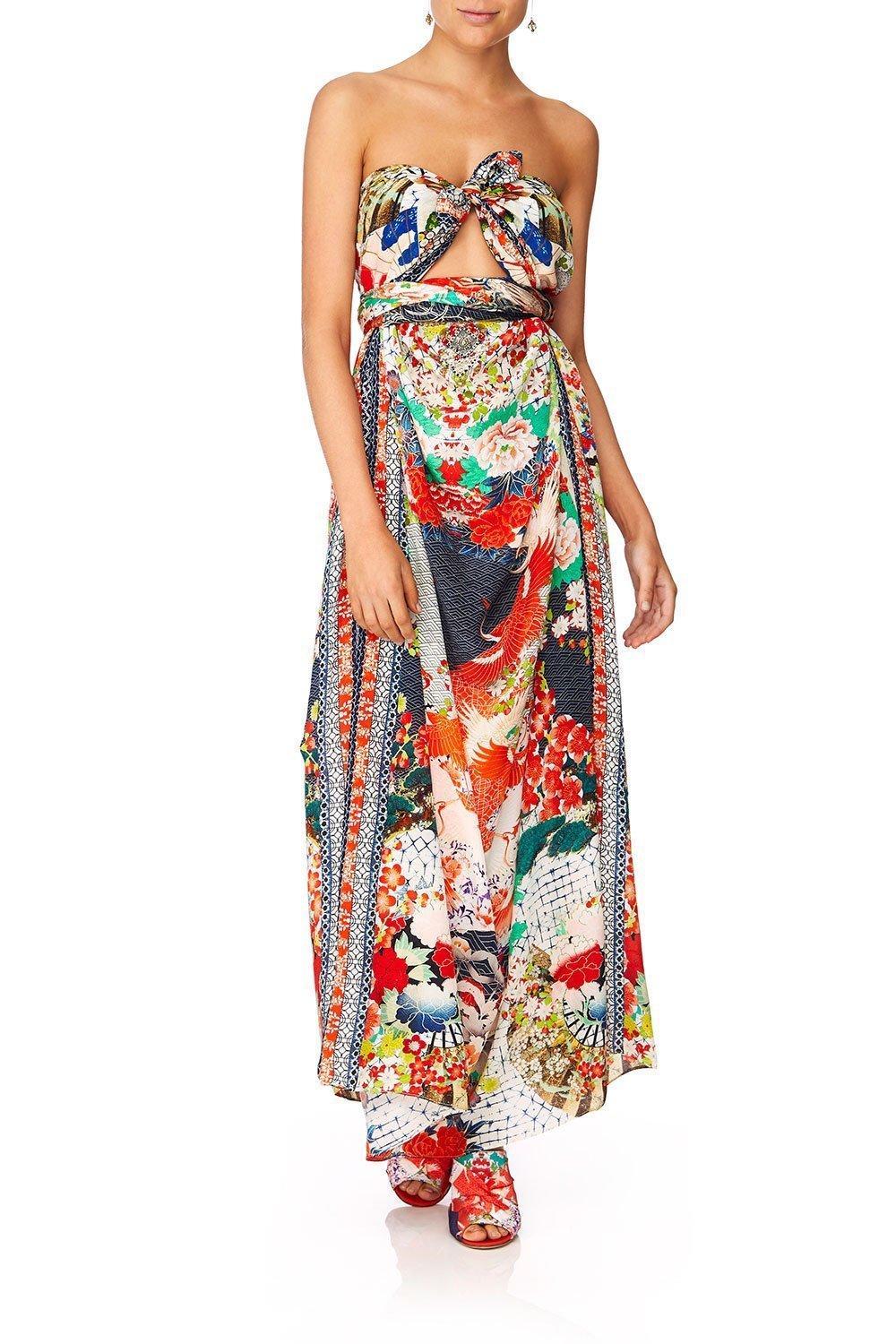 Camilla Geisha Girl Round Neck Kaftan One Size photo 9
