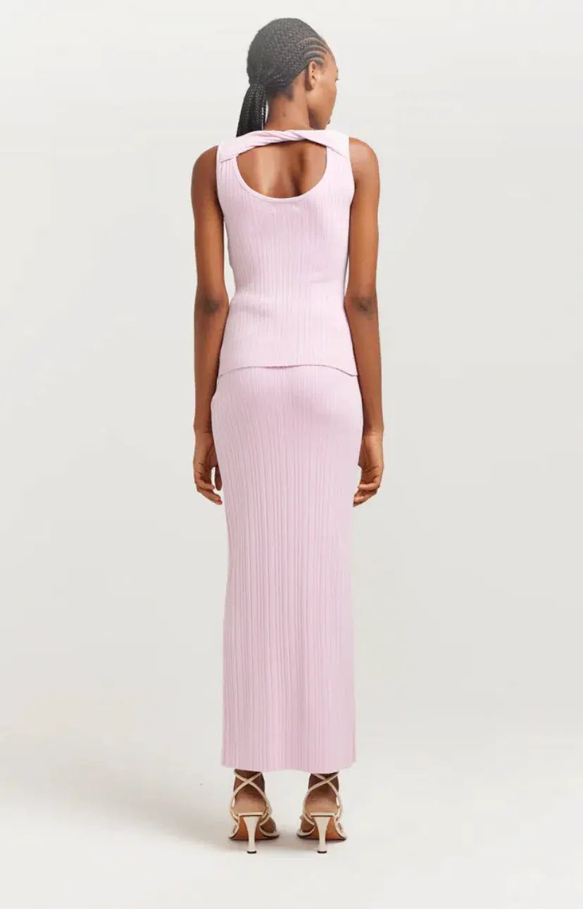 Henne Romee Knit Set Musk Pink Size 10 photo 2