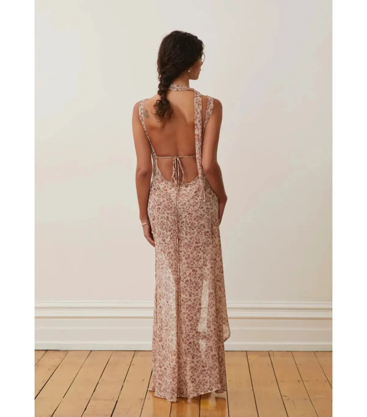 Arcina Ori Amelie Dress in Floral Mauve Size L / AU 12 photo 3