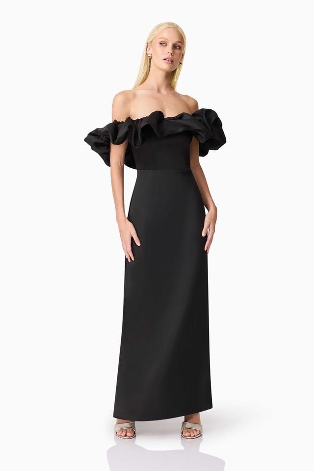 Elliatt Sharon Midi Dress - Black photo 3