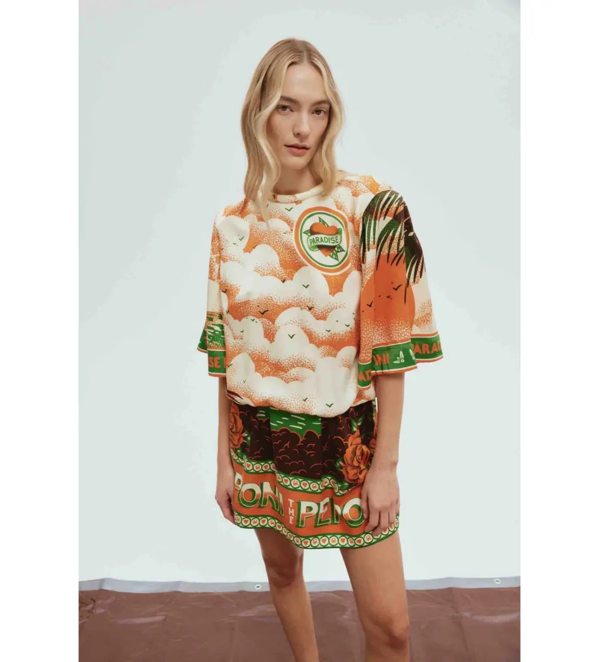 Alemais Bungalow Mini Dress Print Size 14 photo 3