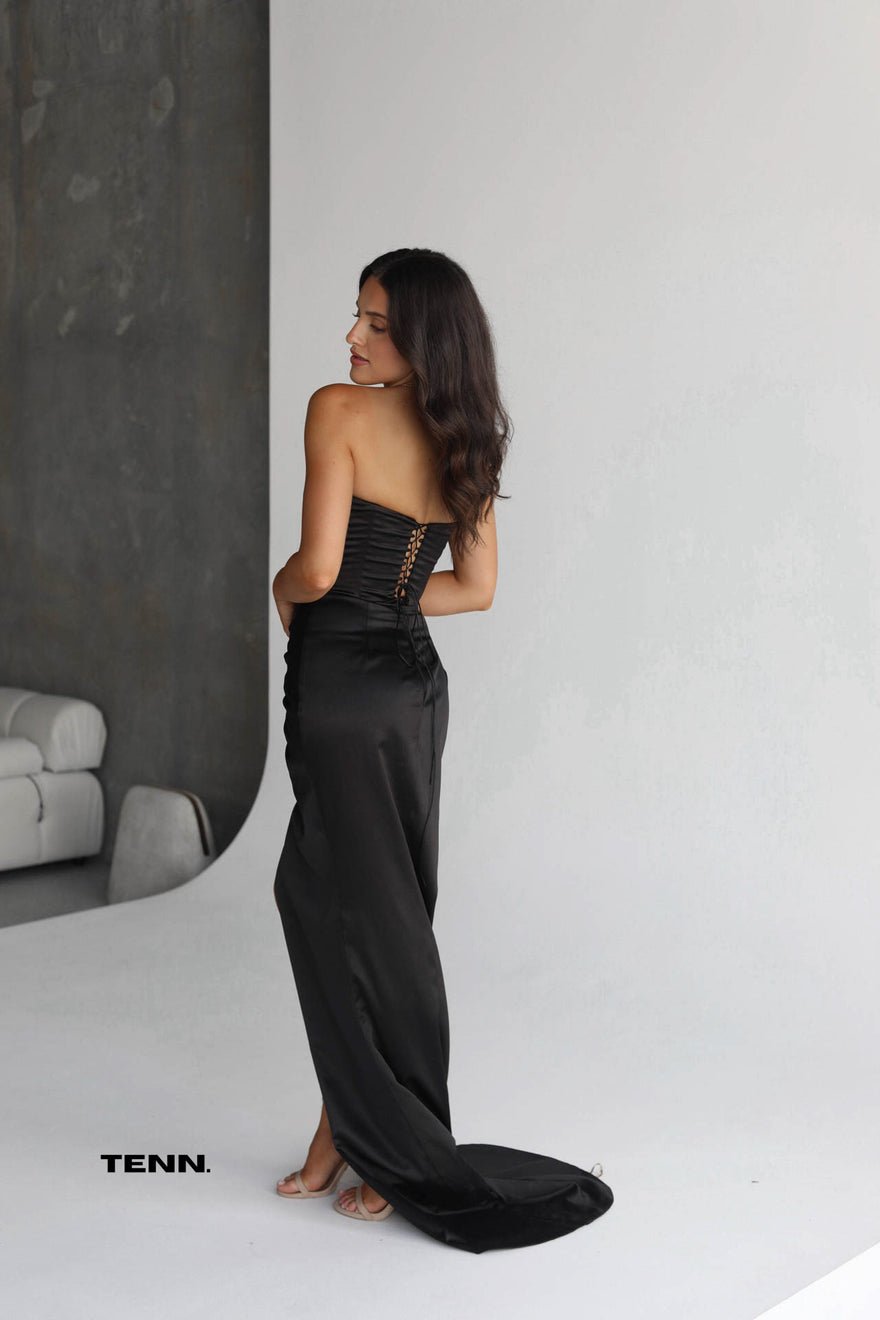 Lia Stublla Amelie Gown - Black photo 2