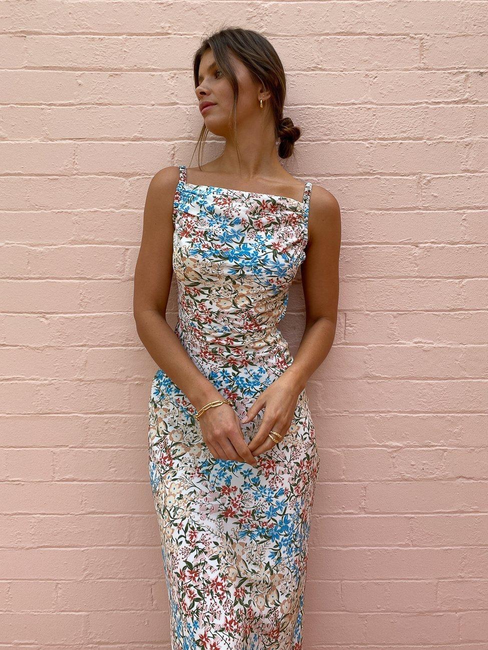 Bec & Bridge Wisteria Midi Dress Print Size 14 photo 2