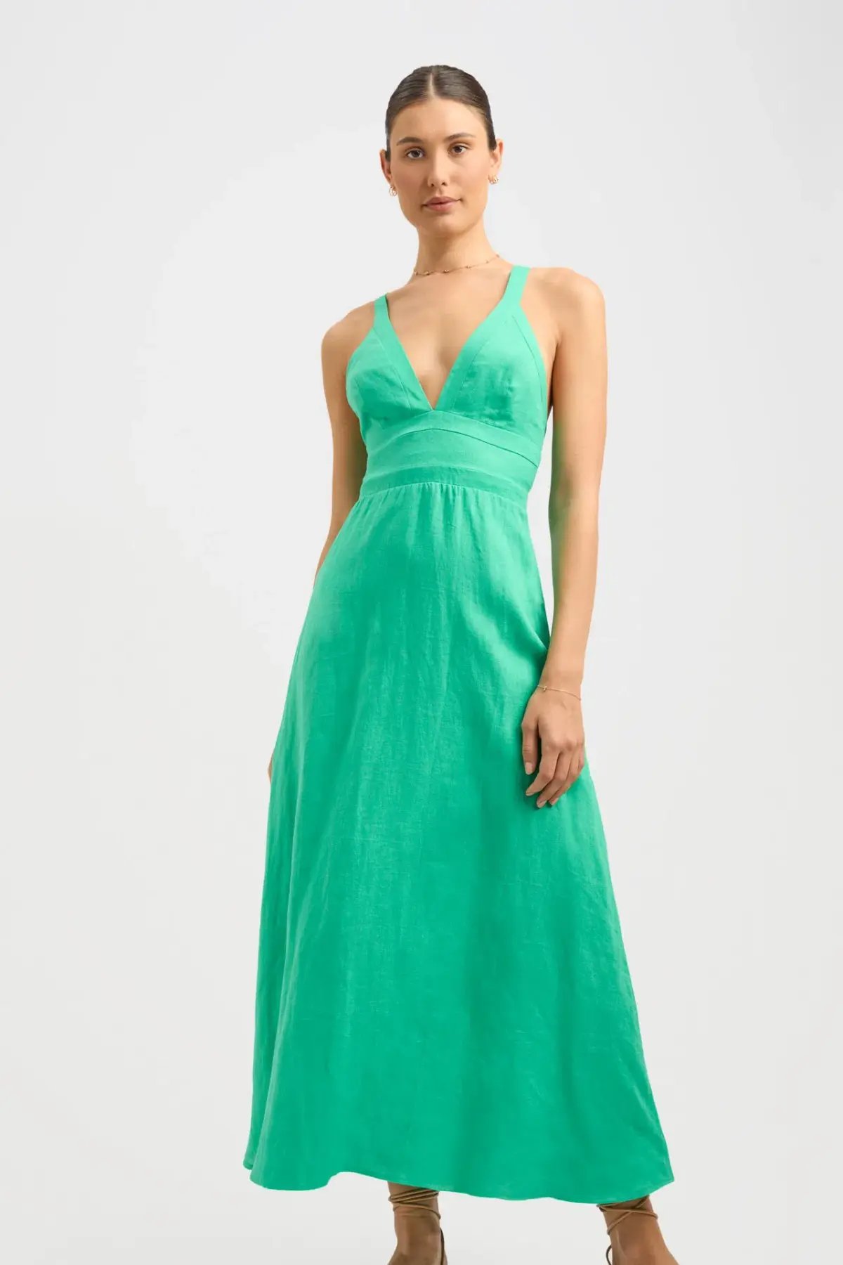 Kookai Tahiti Vee Dress Island Green Size S (AU 8) photo 2