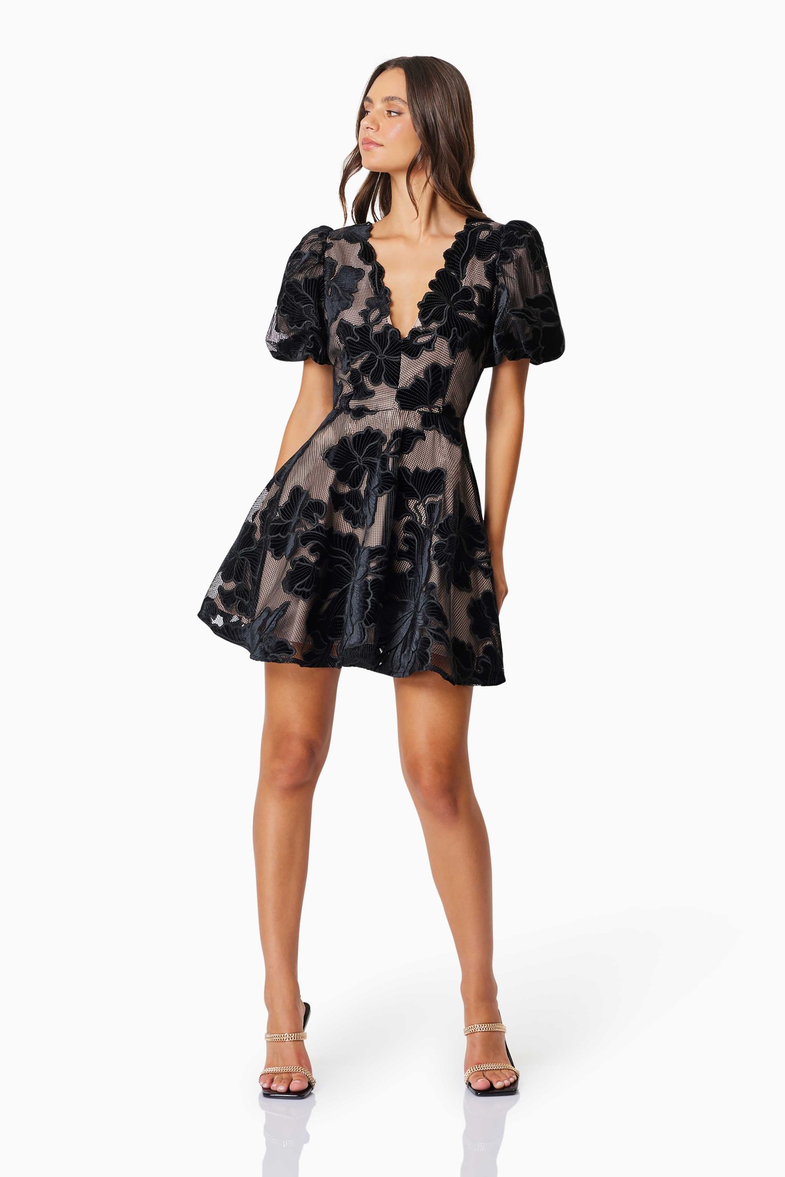 ELLIATT ZARA PARTY MINI DRESS - BLACK photo 3