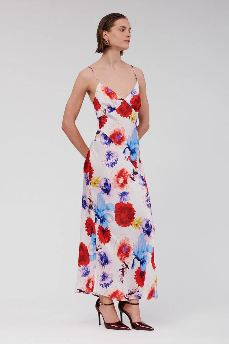 SUBOO AMIE SLIP MAXI DRESS - PRINT photo 4