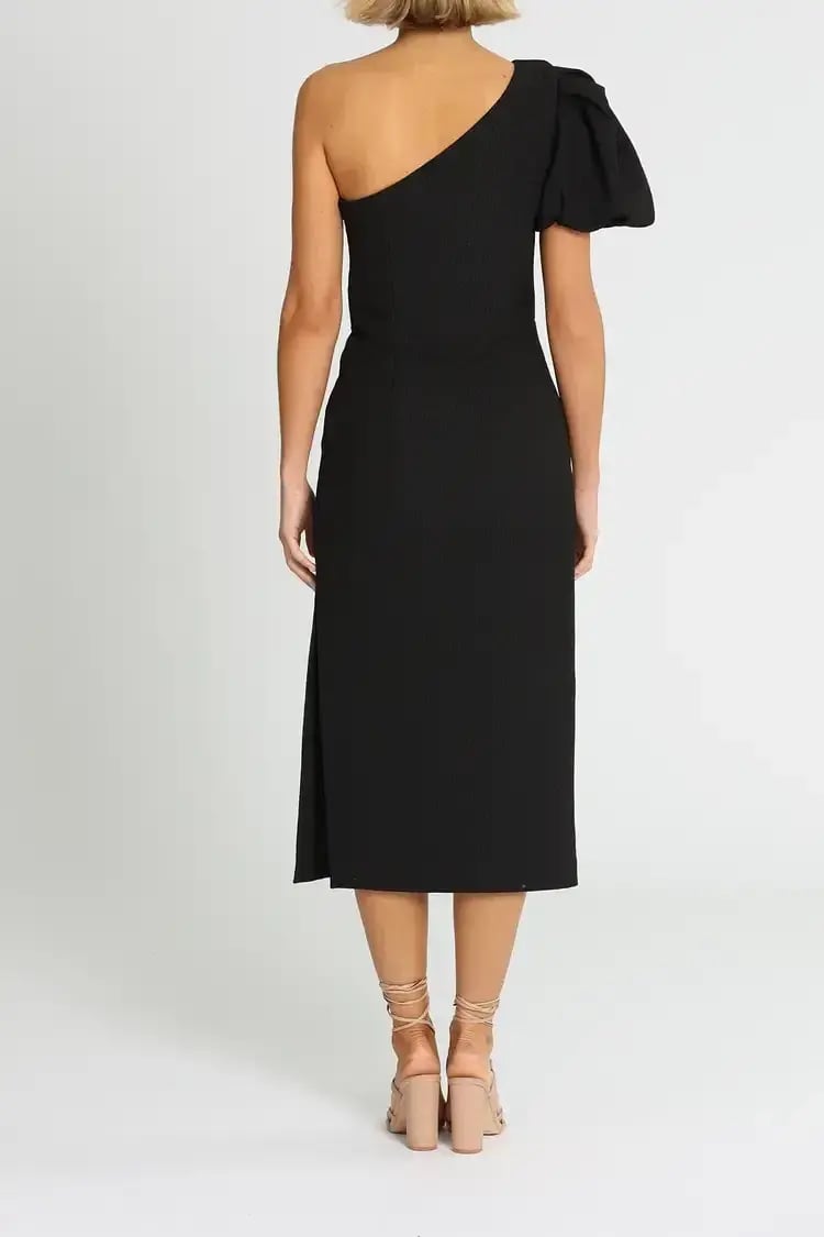 Rebecca Vallance Natalia OS Dress in Black Size AU 10 photo 3