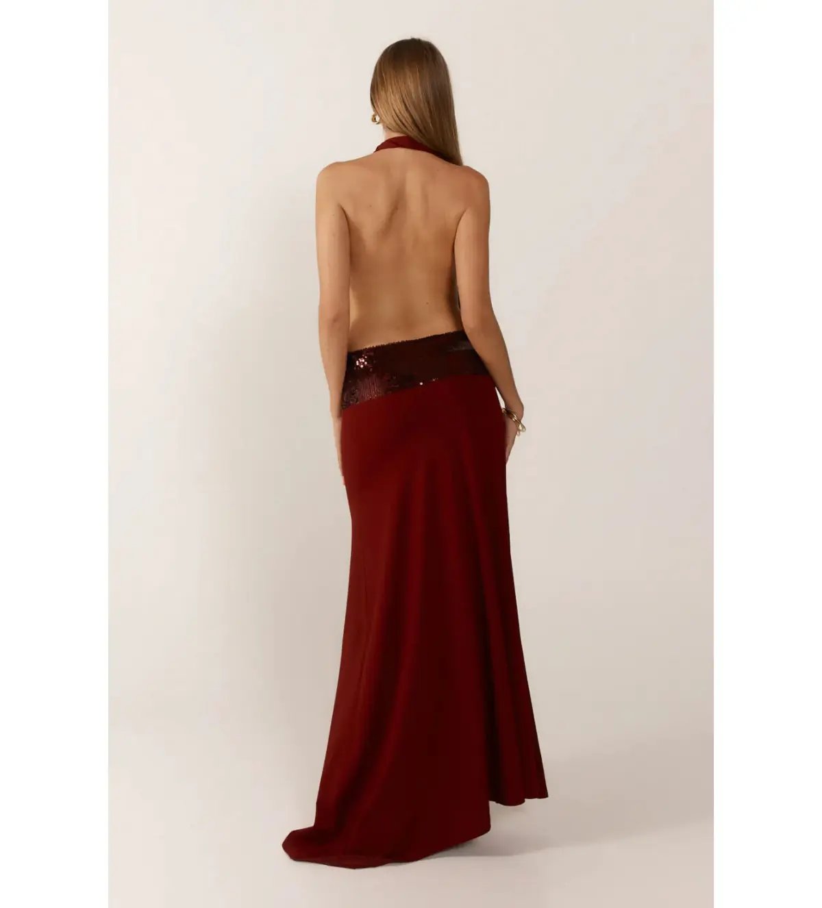 Ance Gria Adele gown in wine  maxi dress size AU 8 photo 3