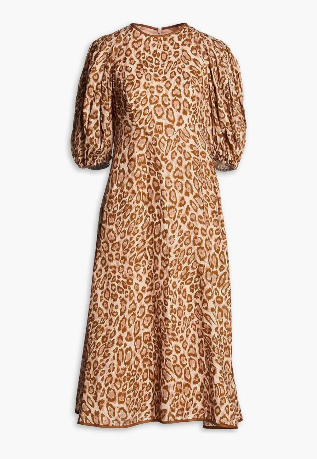 Zimmermann Concert Linen Leopard Print Dress Size 4/Au 16 photo 4