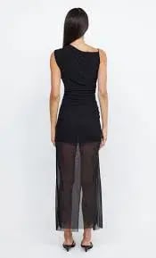Bec & Bridge Julien Asym Maxi Dress Black Size 10 photo 6