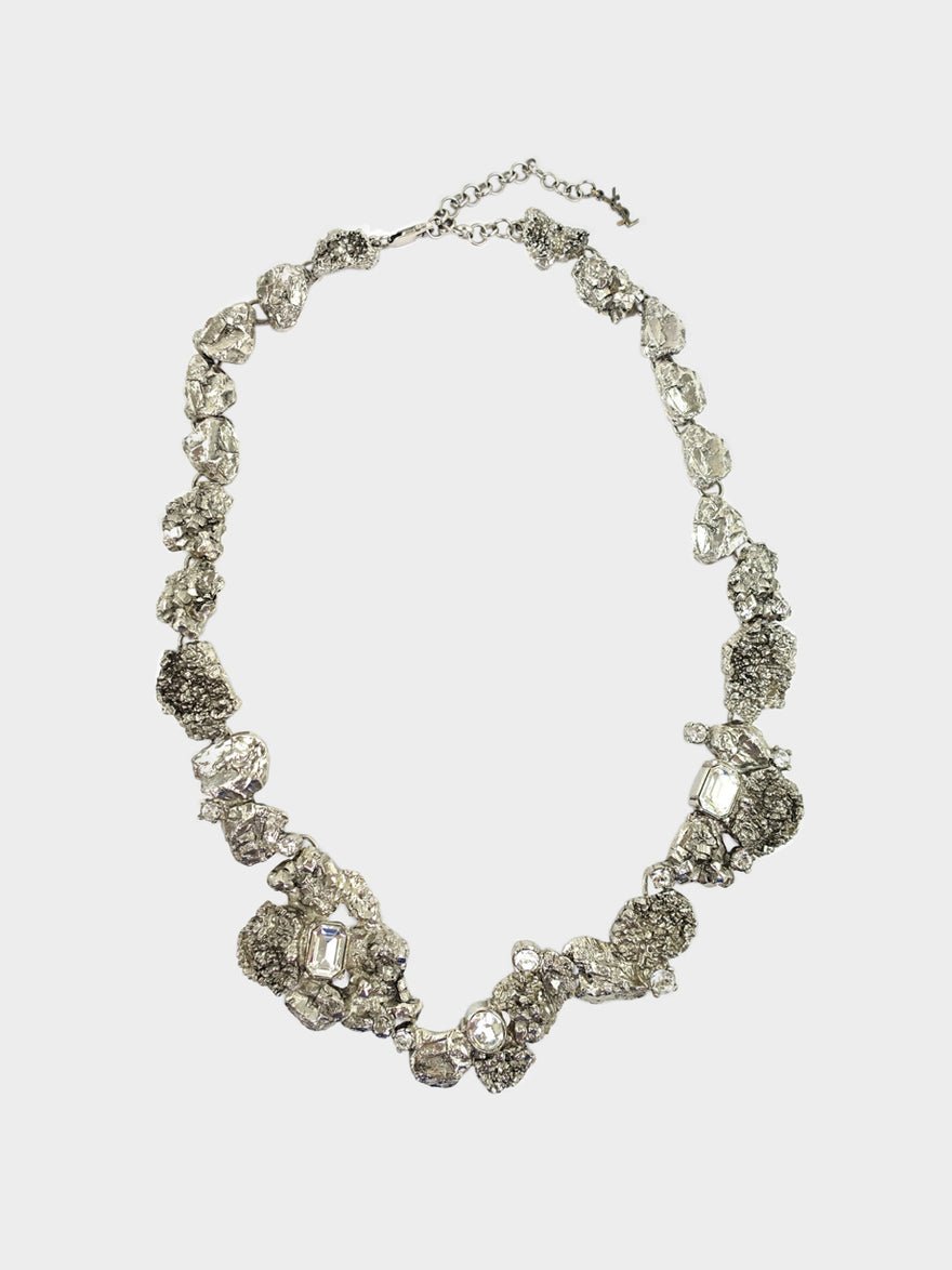 Saint Laurent YSL Rhinestone Necklace photo 3