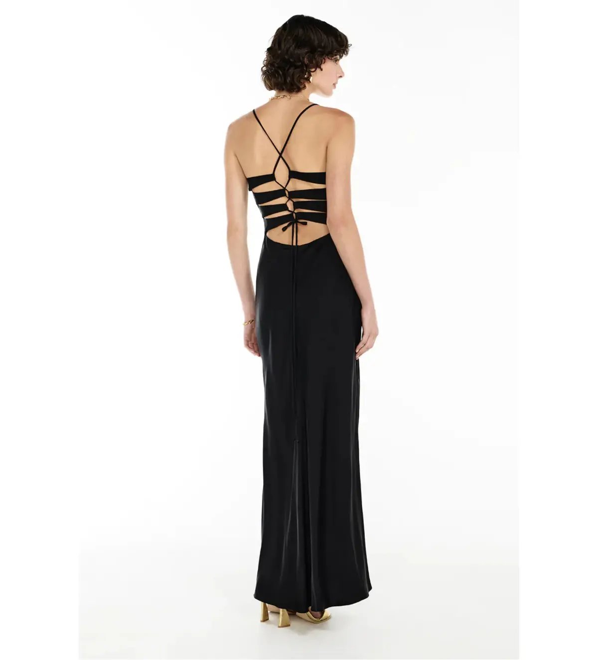 Manning Cartell Time to Shine Slip Dress in Black Size XXS / AU 4 photo 3