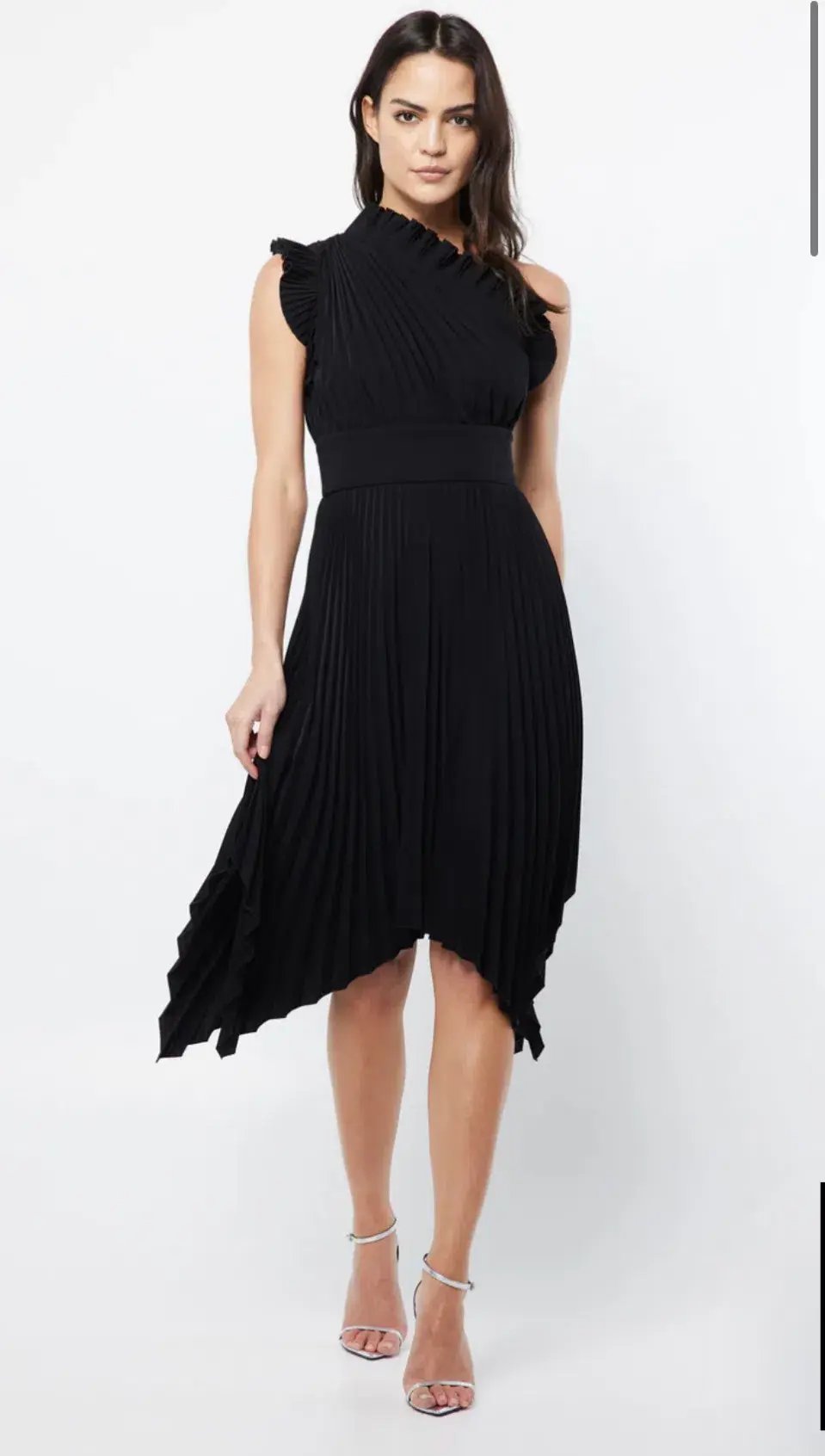 Mossman THE LADY LIKE MIDI DRESS Black Size AU 10 photo 3
