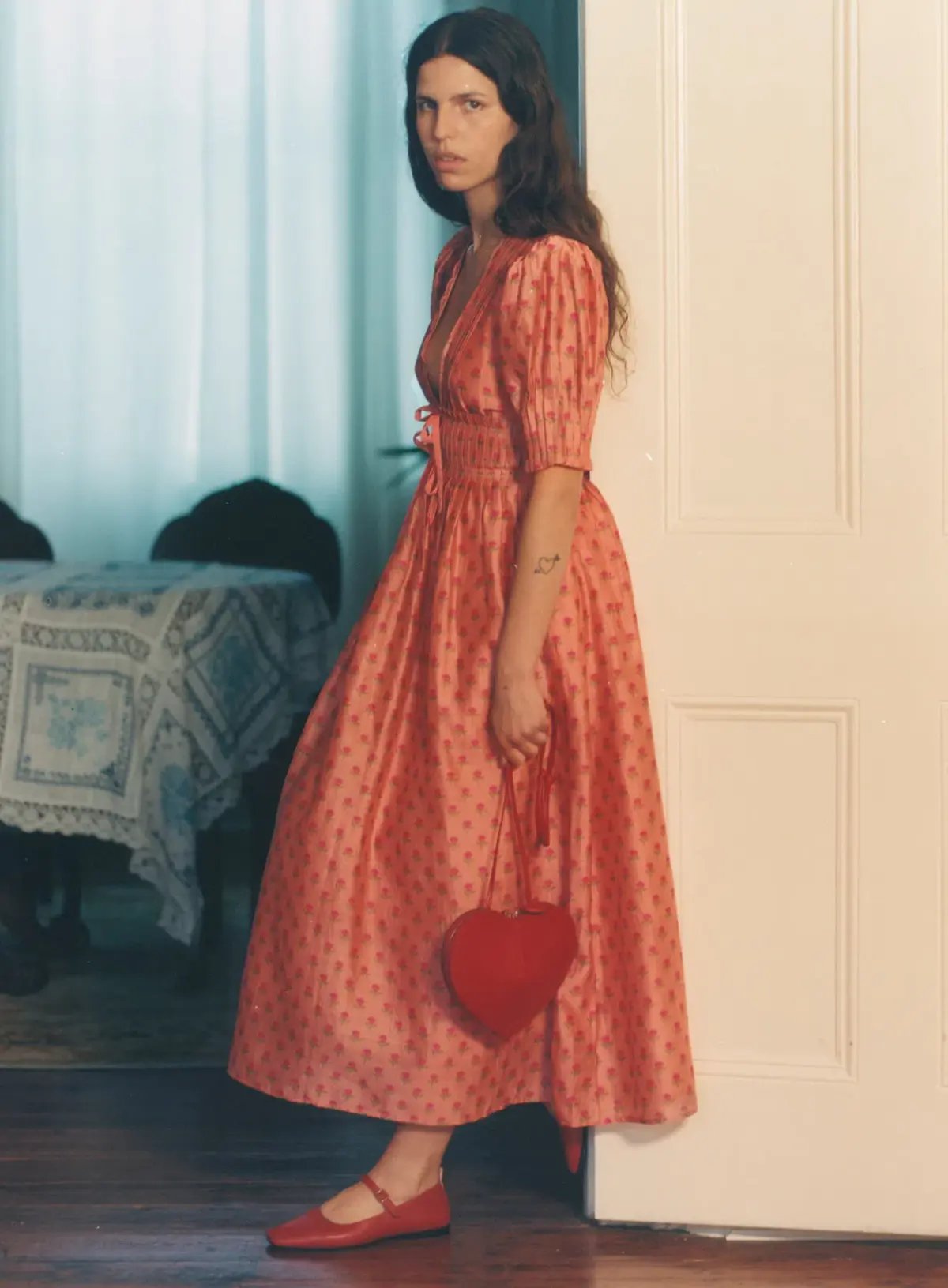 Lovaan Boehm Dress Tiny Rose Size 14 photo 5