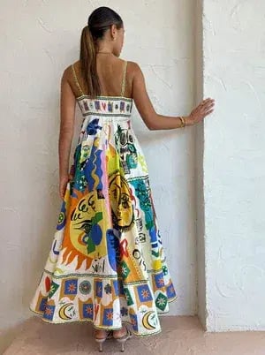 Alemais Soleil Sundress Print Multi Size AU 12 photo 3
