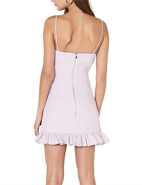 By Johnny April Frill Mini Dress Lilac size 8 photo 2