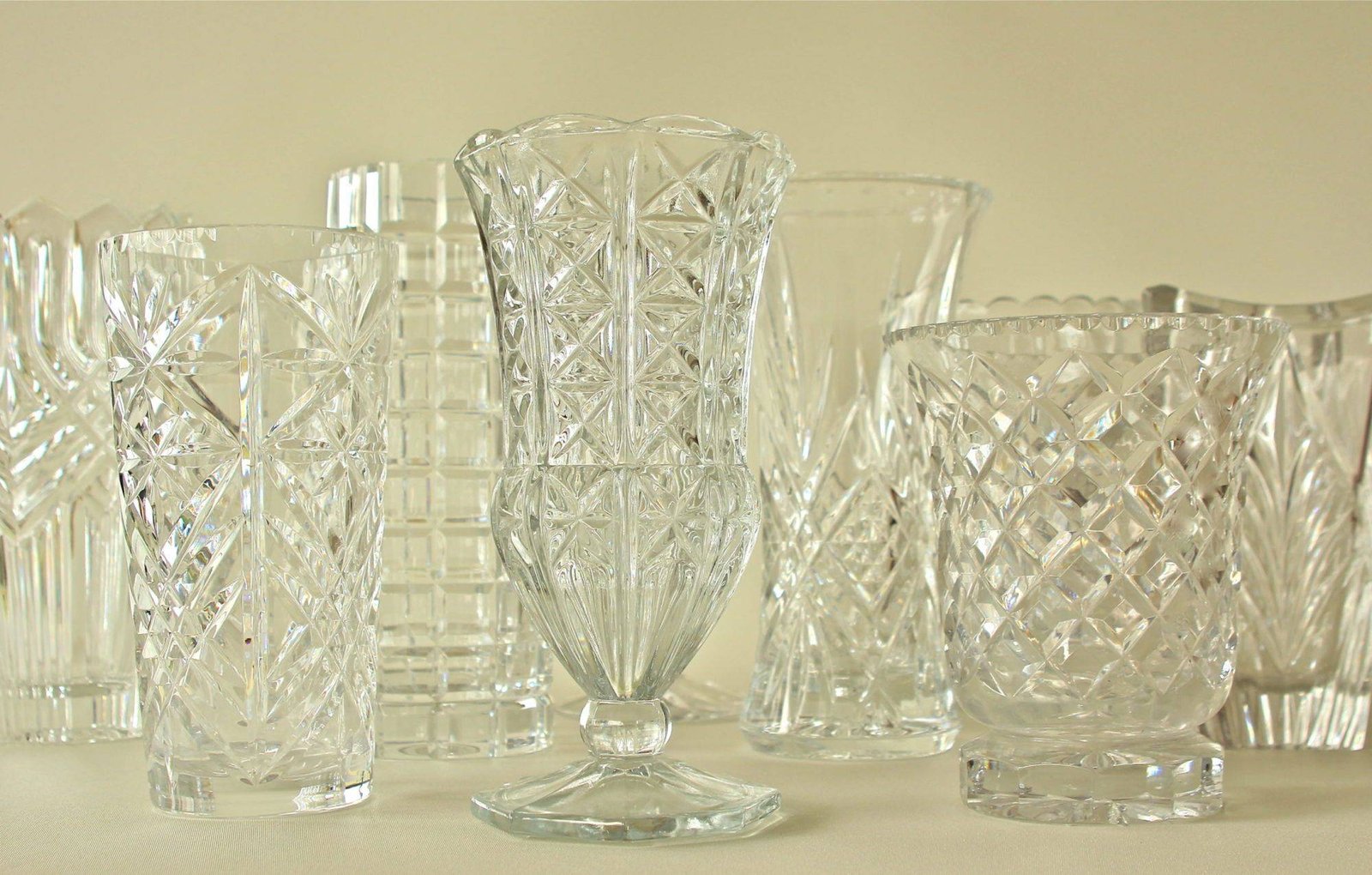 Large Crystal Vases photo 2