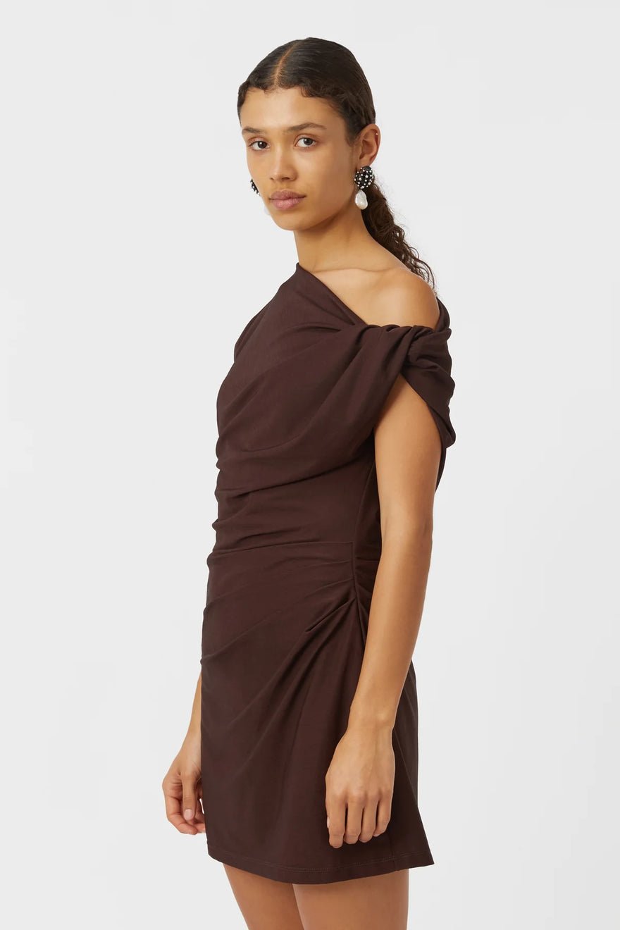 Camilla & Marc Annalise Mini Dress - Chocolate Brown photo 2