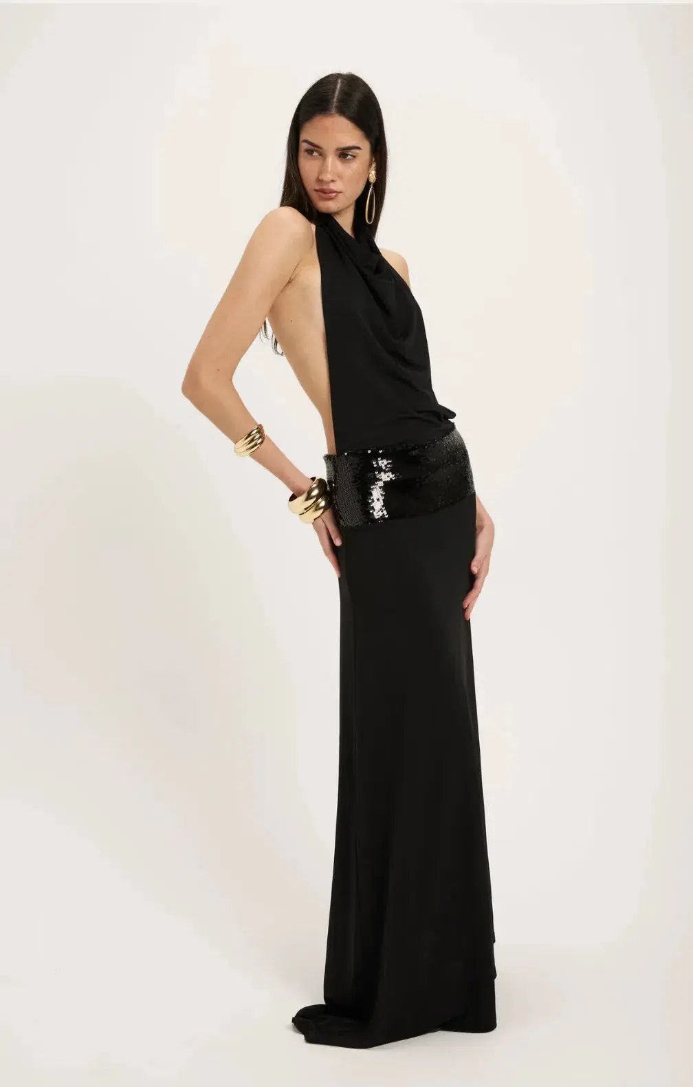 Ance Gria Adele Gown Black Size S/Au  8 photo 2