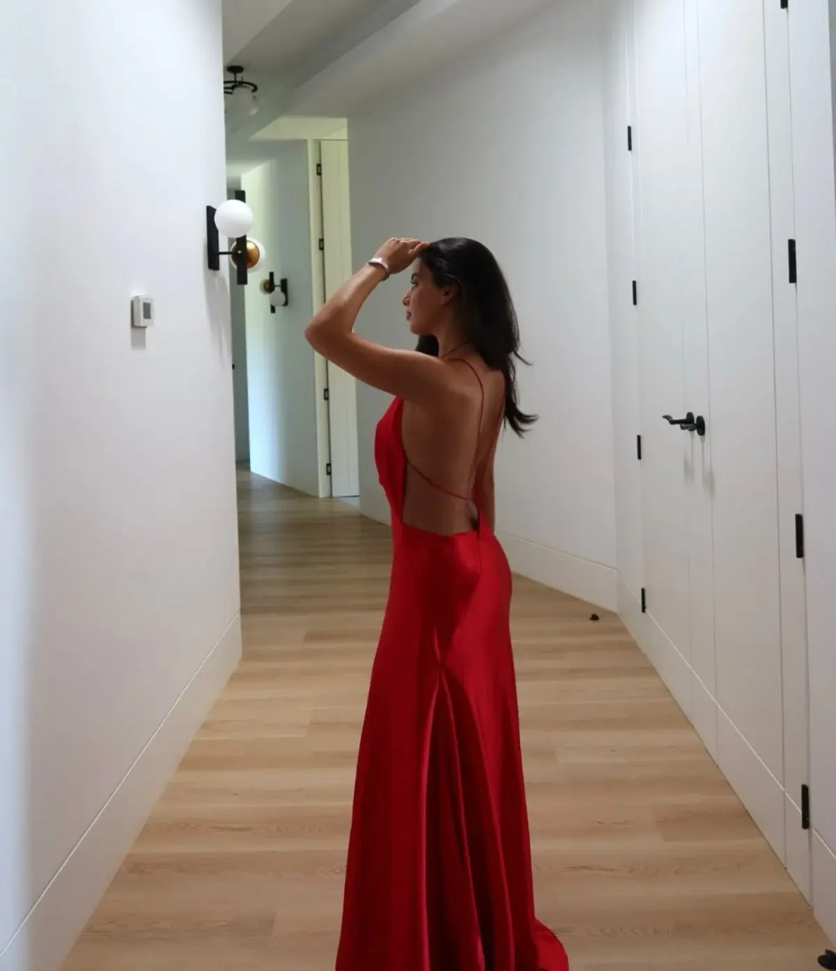 Michael Lo Sordo Tash Maxi Red Size AU 8 photo 2