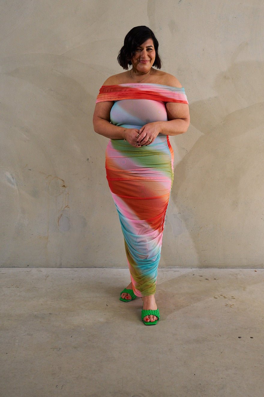 Never Fully Dressed Summer Ombre Mesh Dress photo 4