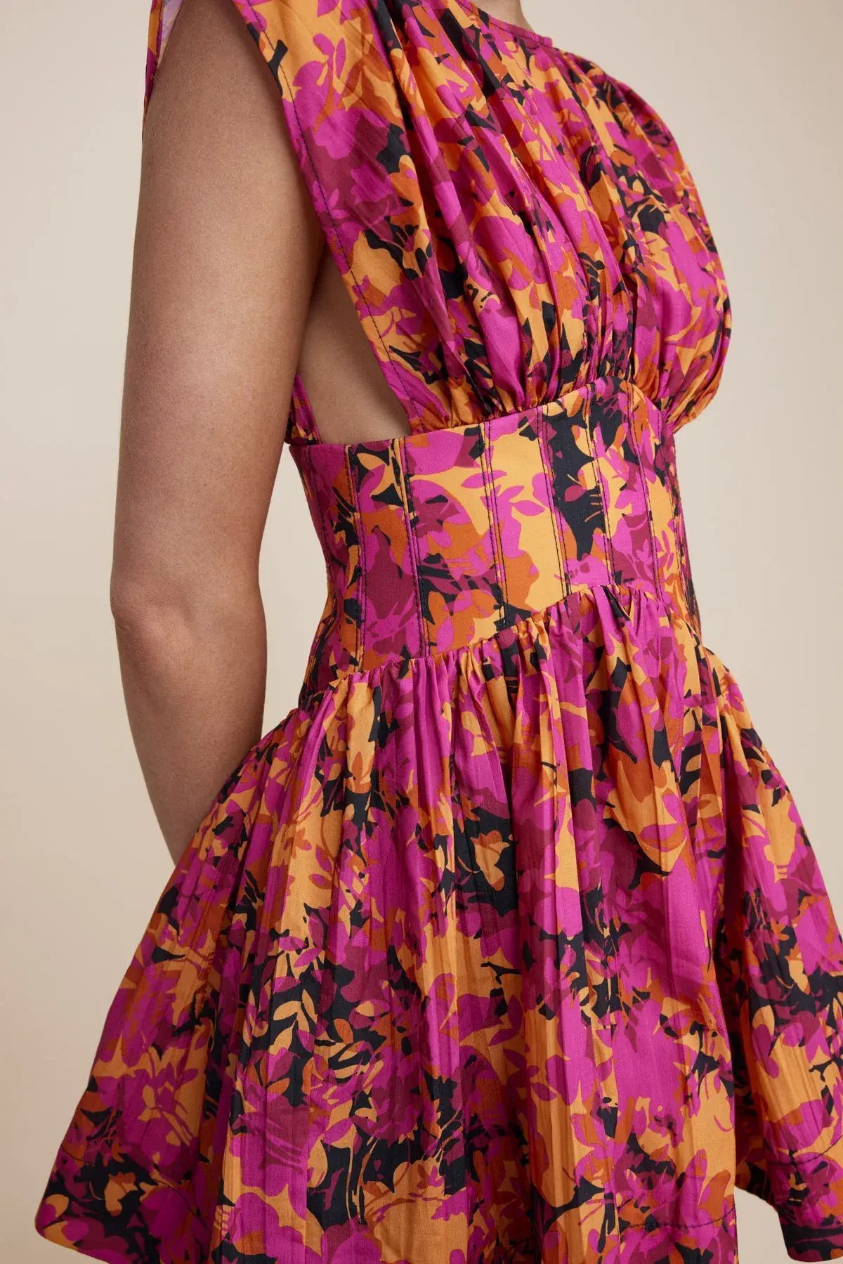 Acler Clifton Dress Multi Floral Size 14 photo 4