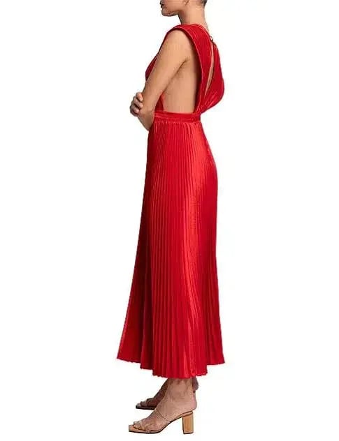 L'idee Gala Gown Red Size 6 photo 3