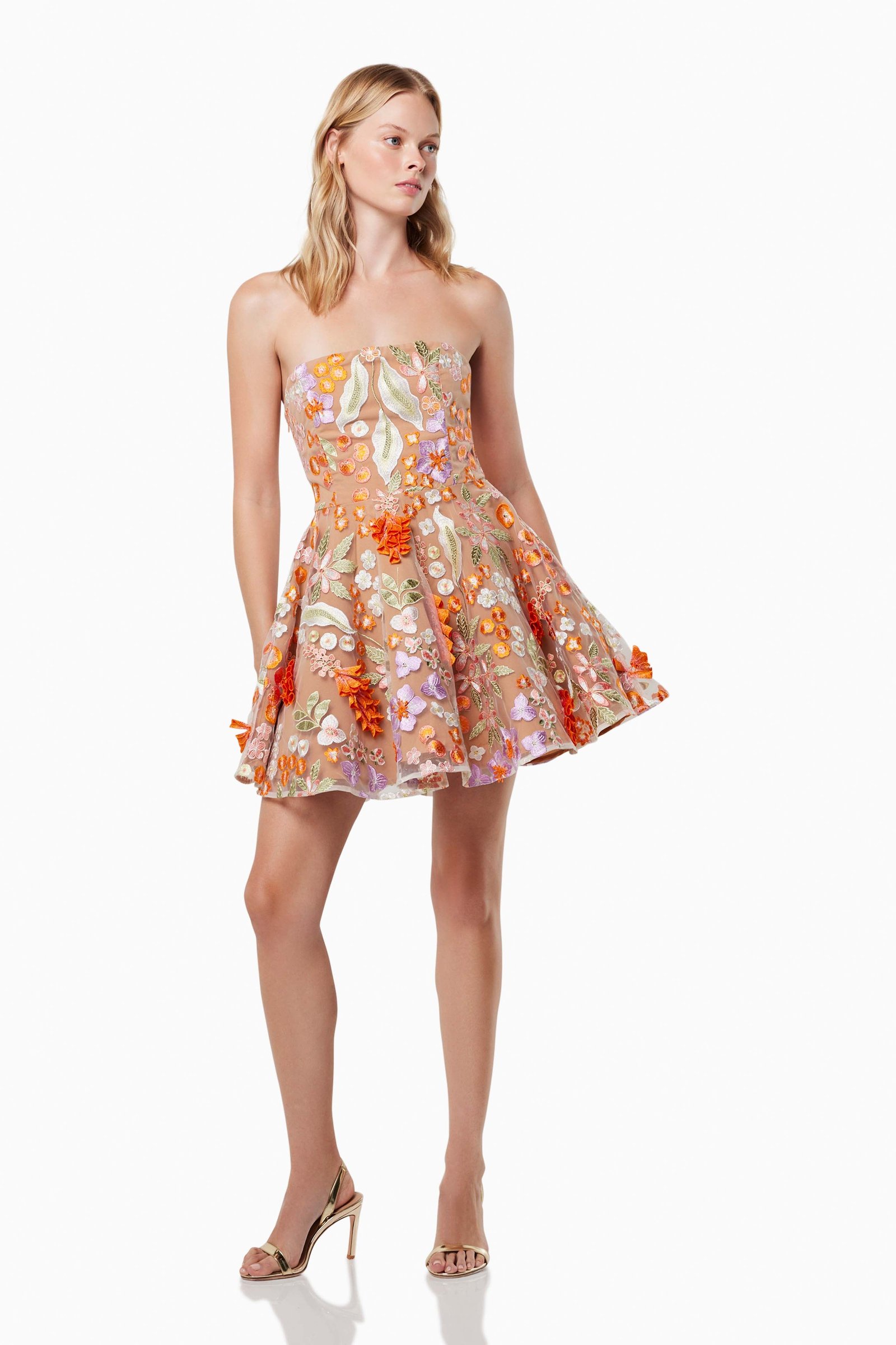 ELLIATT DISCOTHEQUE DRESS - MULTI photo 4