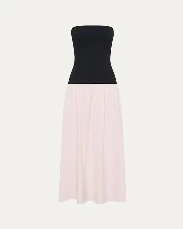 ANNA QUAN Amyra Strapless Dress Peony Pink 6 photo 5
