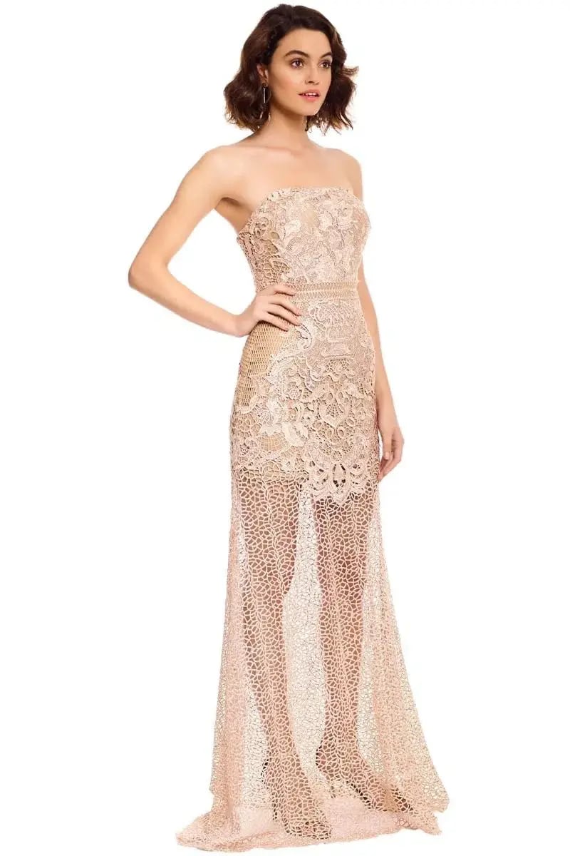 Grace and Hart Adele Gown in Blush Size 12 photo 2